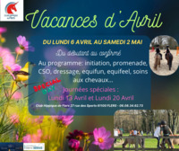 STAGE VACANCES AVRIL